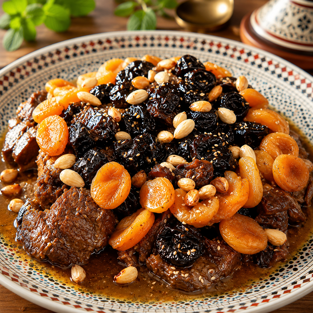 tajine-pruneaux Gourmandises Marocaines Cambayrac Cahors